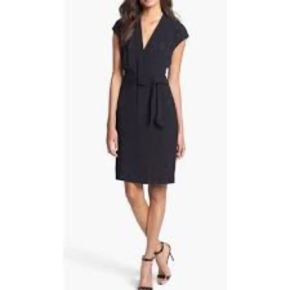 Kate Spade Villa Brighton Bow Black Cocktail Dress